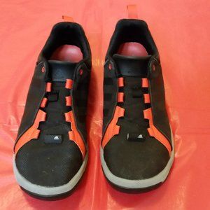 Adidas Black with Red Sneakers - Size 10.5